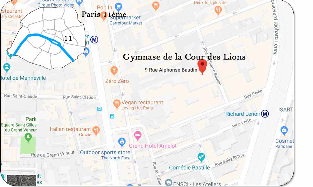 Gymnase de la Cour Des Lions Paris 75011